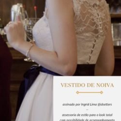 Vestido de noiva curto